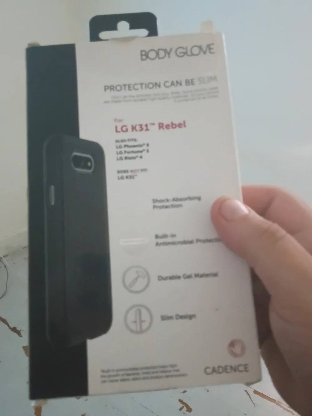 Body Glove Black Protective Case for LG K31 Rebel